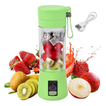 KKSTAR Electric Juicer Cup, 380ml  Multi-functional Household & Portable USB Rechargeable Mixer Blender - Imported from UK